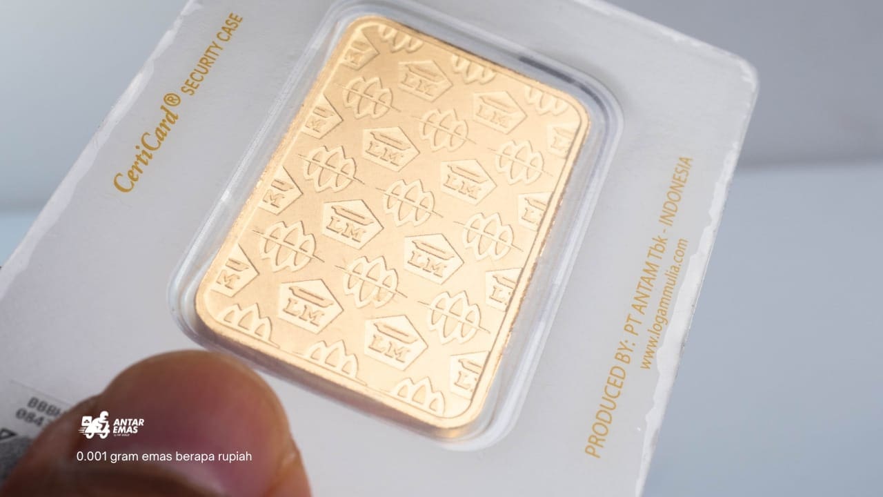 0.001 gram emas berapa rupiah