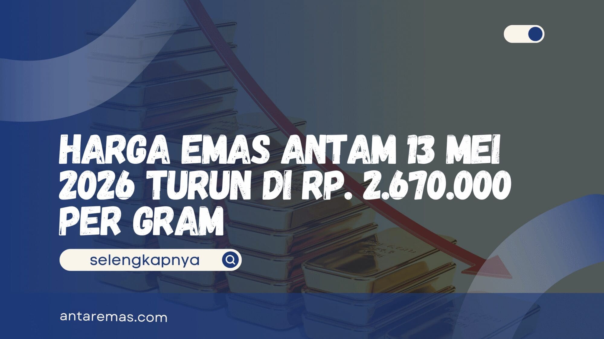 Harga Emas Antam 13 Mei 2026